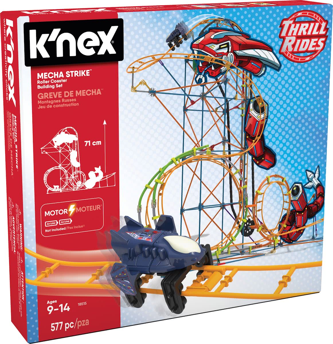 KNEX Mecha Strike Roller Coaster - Bouwset